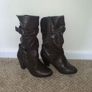 Kohls brown dress boots womens size 7M
